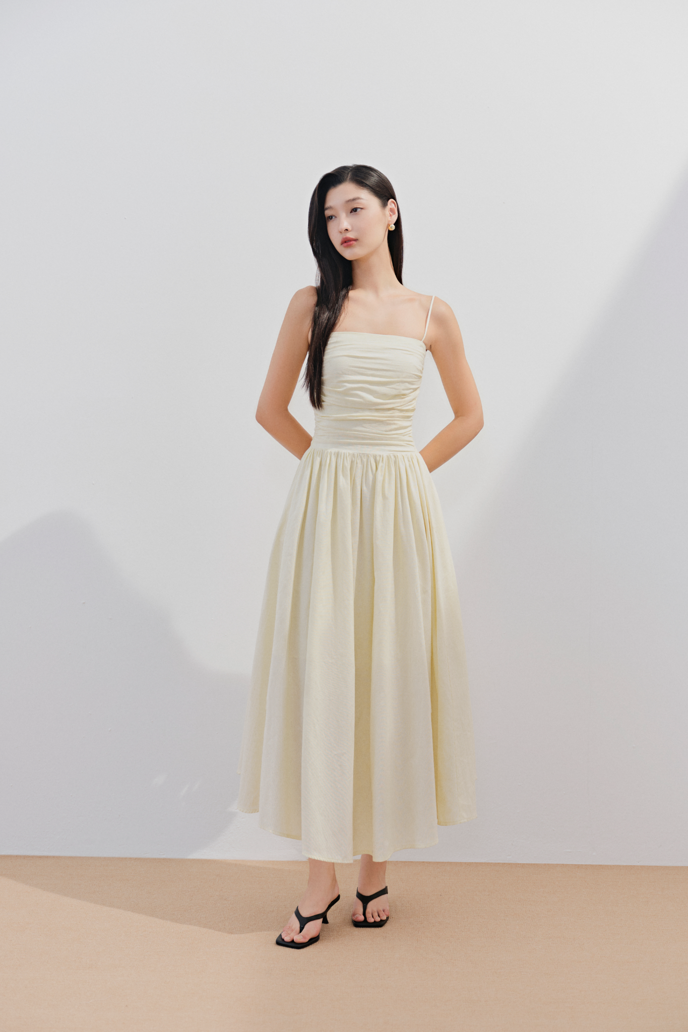 Julane Maxi Dress in Yellow