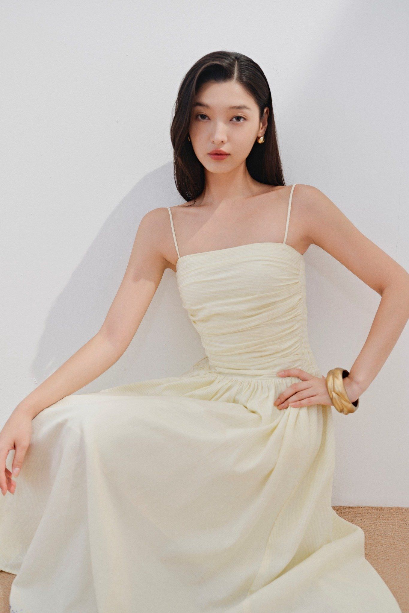 Julane Maxi Dress in Yellow