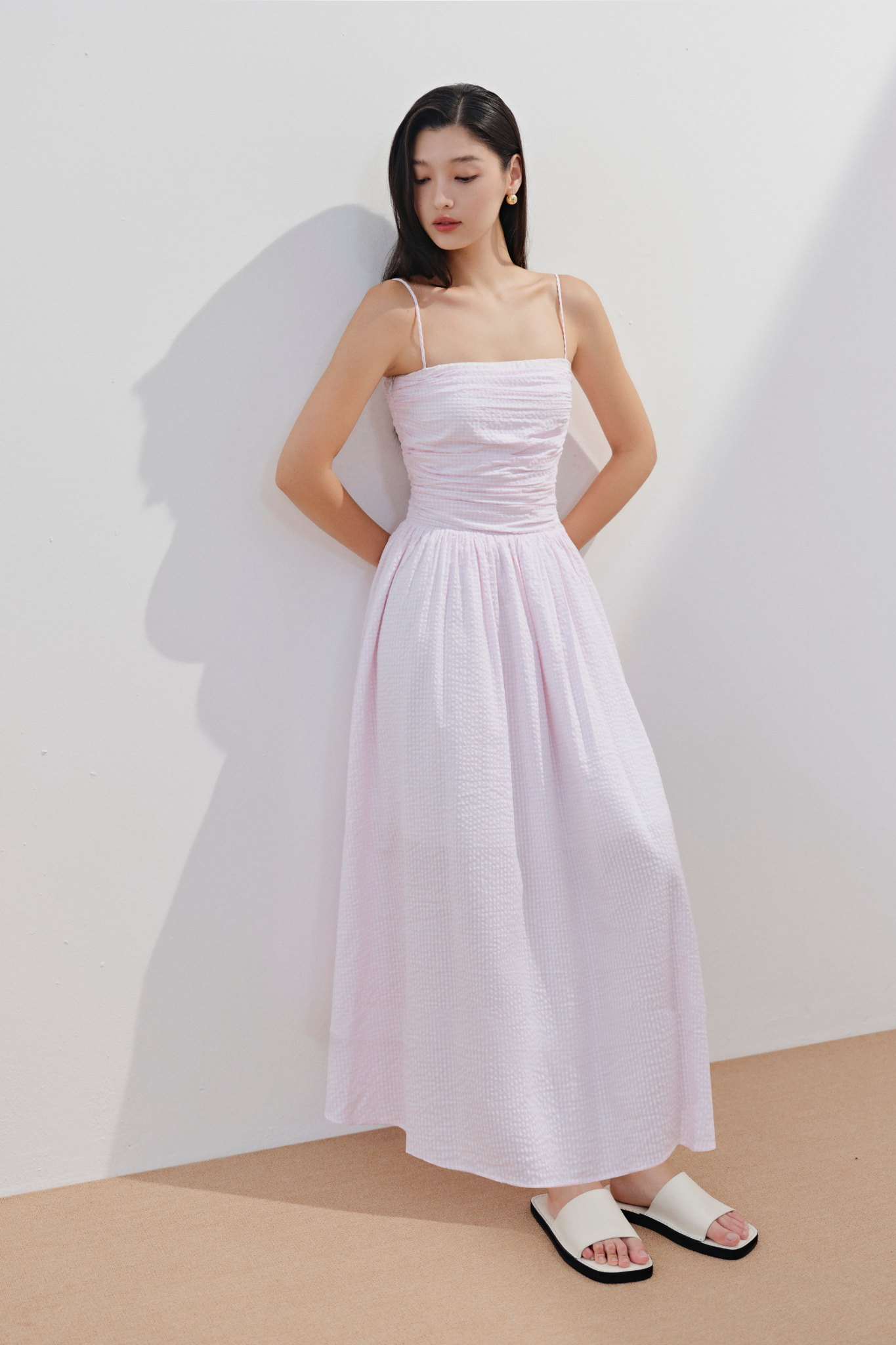 Julane Maxi Dress in Pink