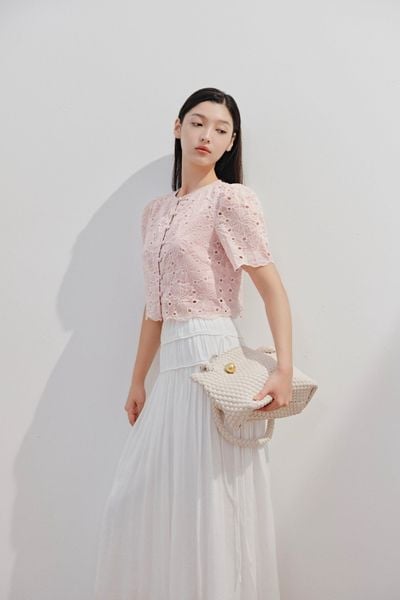  Áo Keada Fleur Top in Pink 