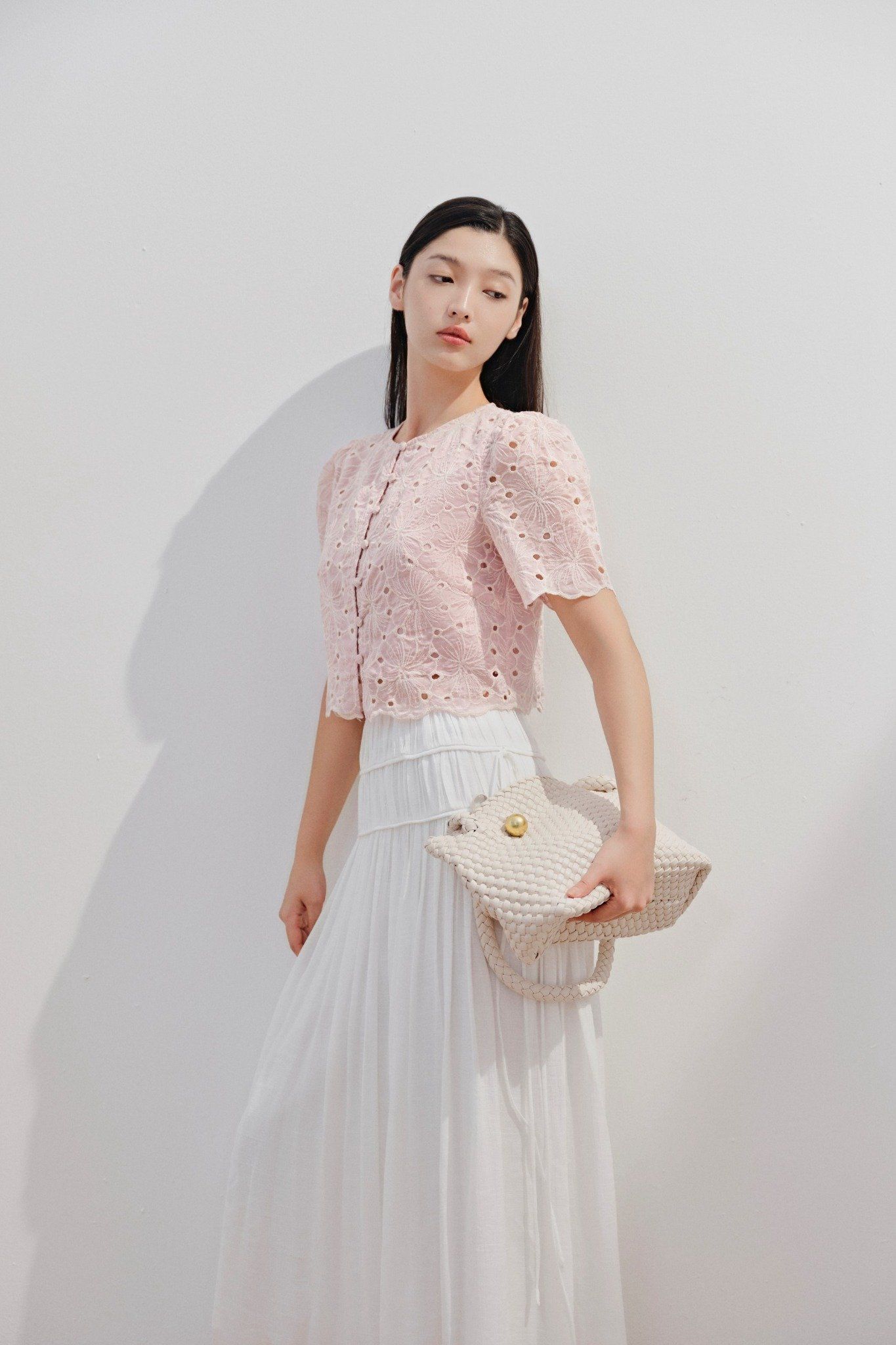 Áo Keada Fleur Top in Pink
