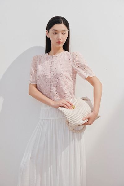  Áo Keada Fleur Top in Pink 