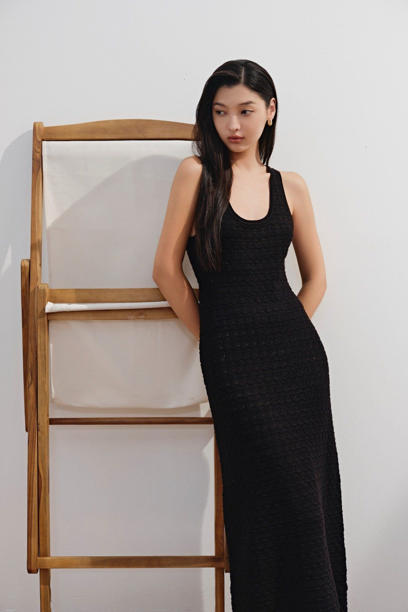 Janie Knit Dress in Black