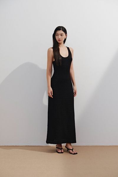  Janie Knit Dress in Black 