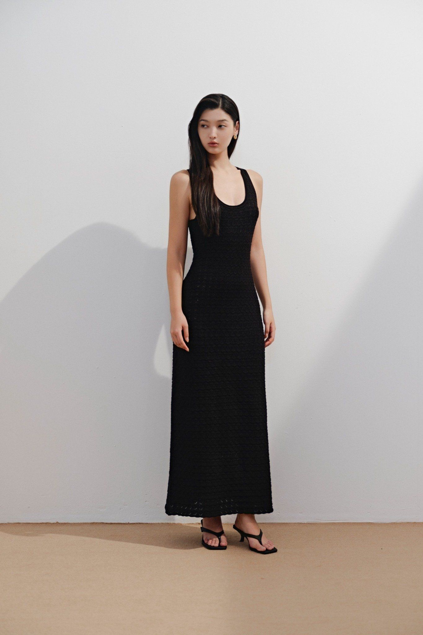 Janie Knit Dress in Black
