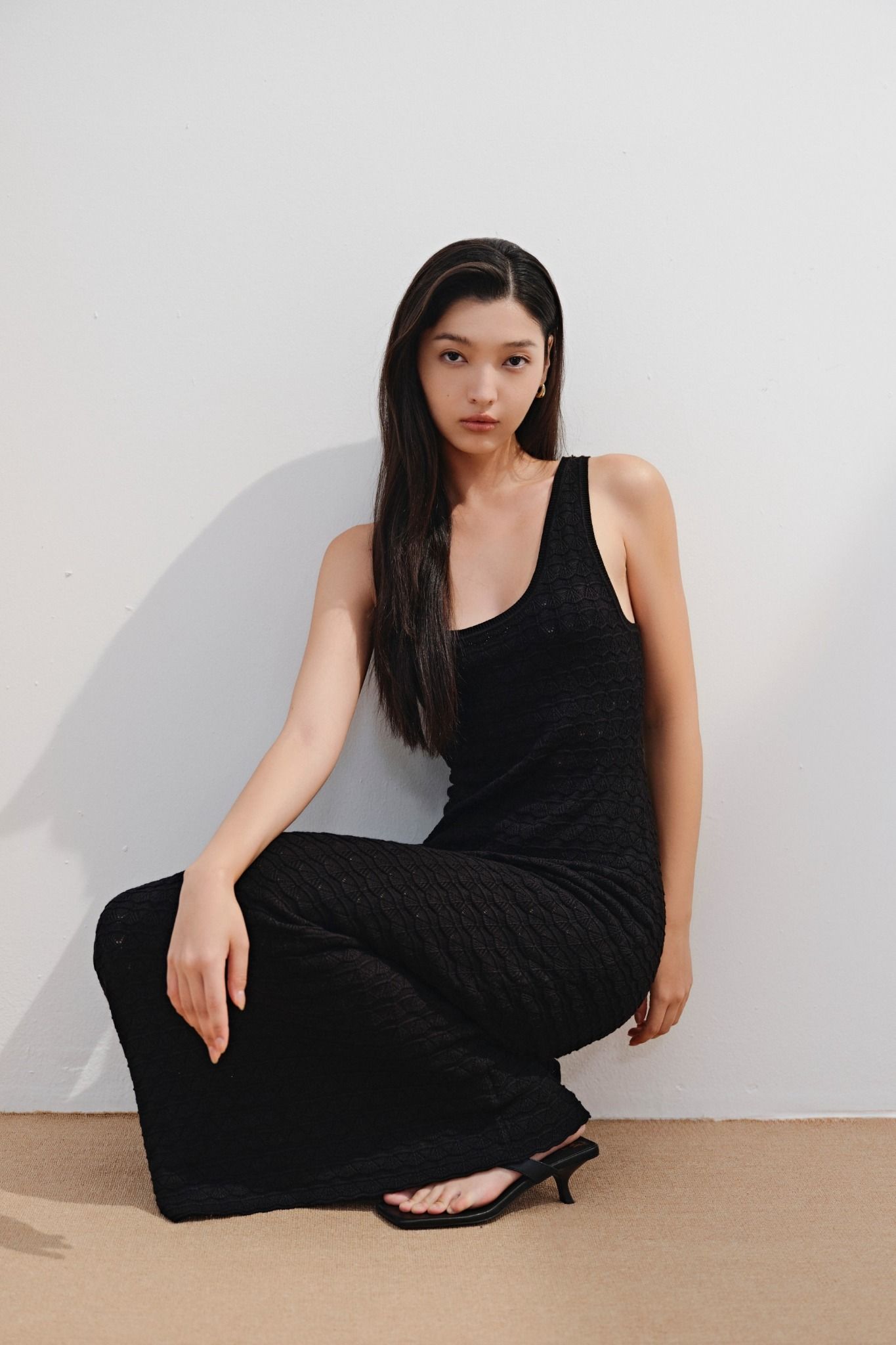 Janie Knit Dress in Black