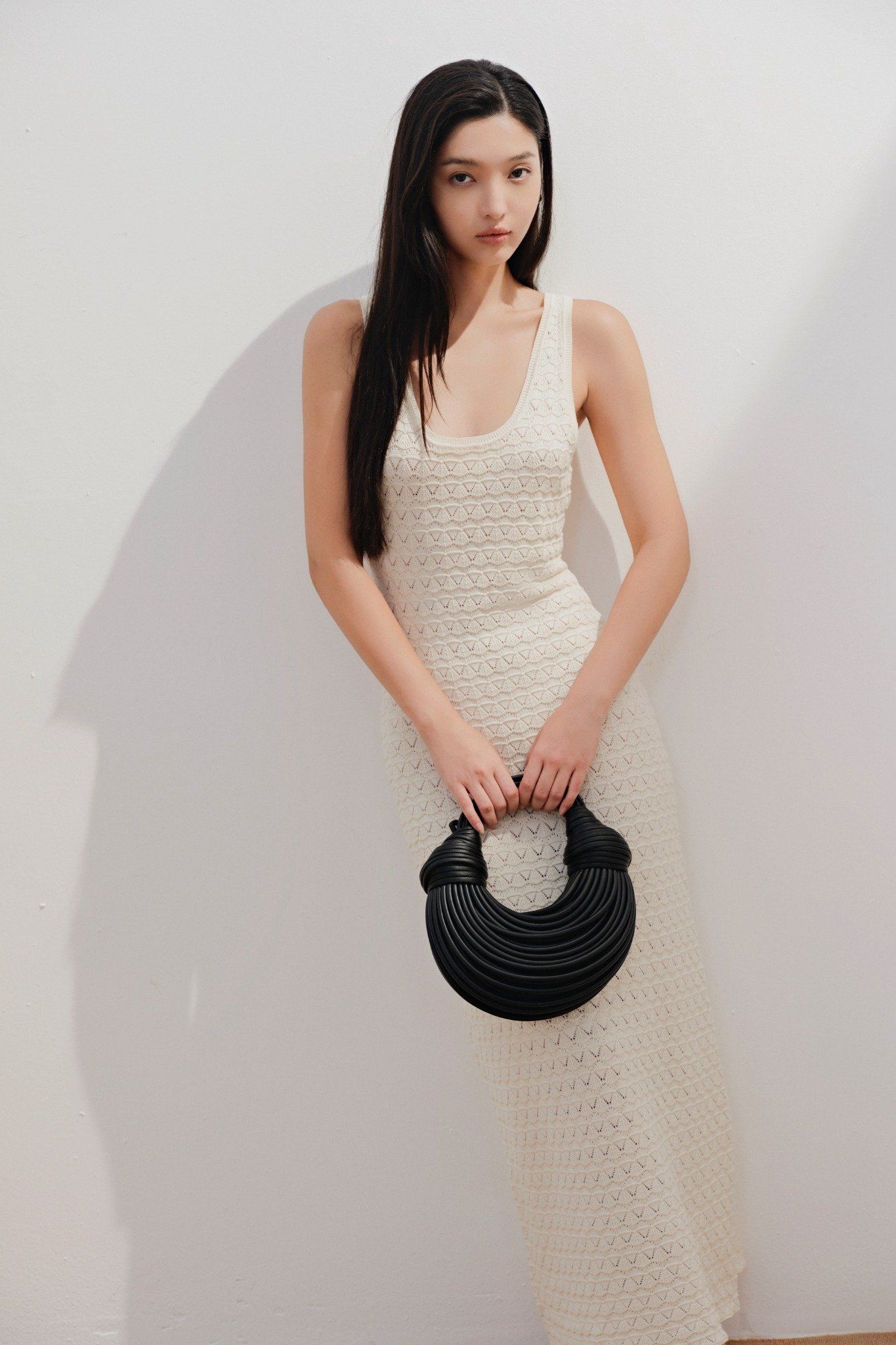 Janie Knit Dress in Cream
