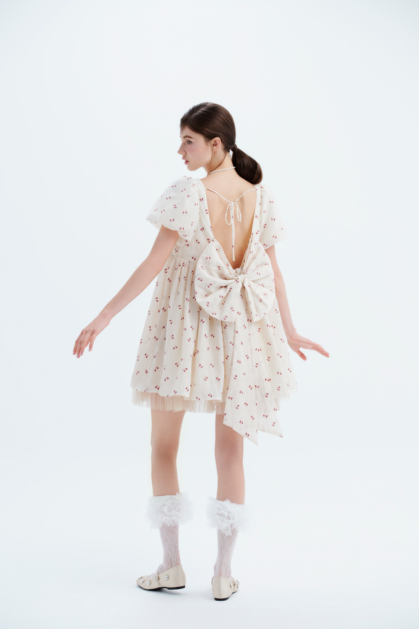 Willis Fleur Dress in Cream