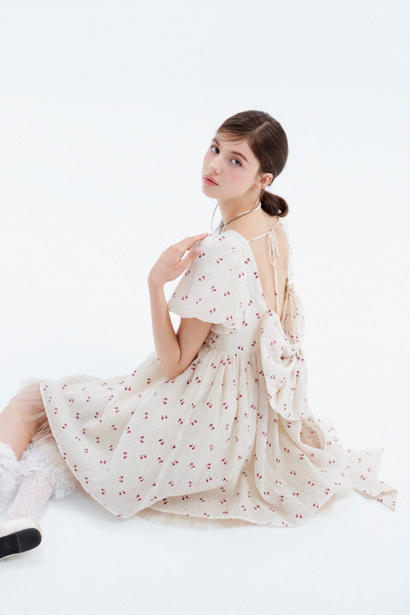 Willis Fleur Dress in Cream