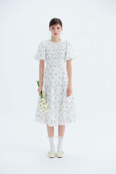  Lia Fleur Dress in Honey Cream 