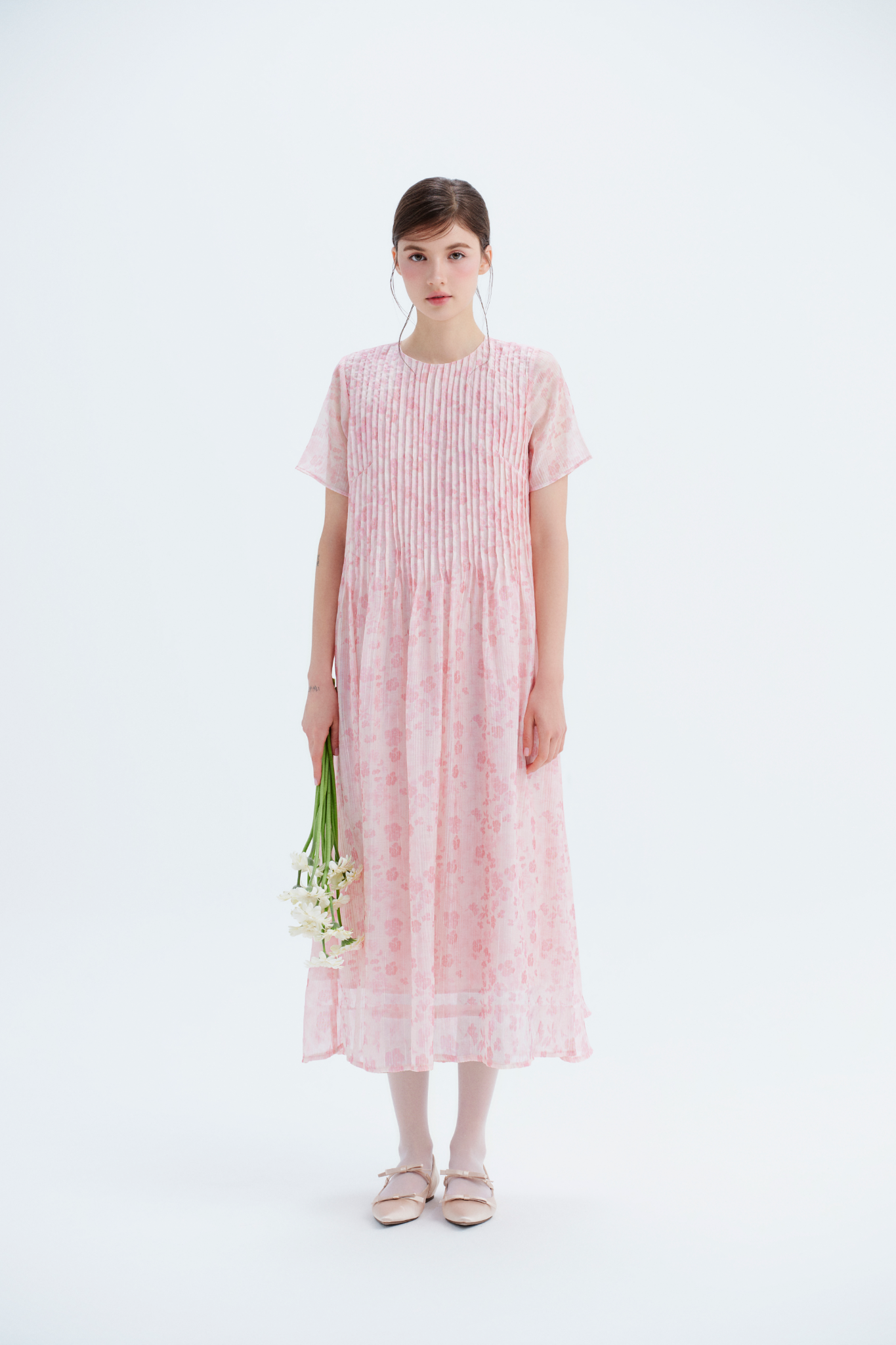 Bettina Maxi Dress in Tea Rose