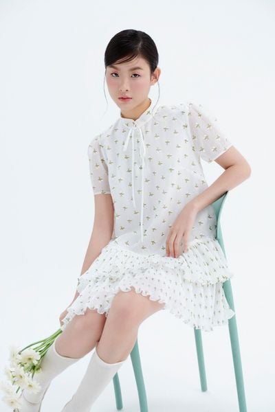  Sierra Fleur Dress in White 