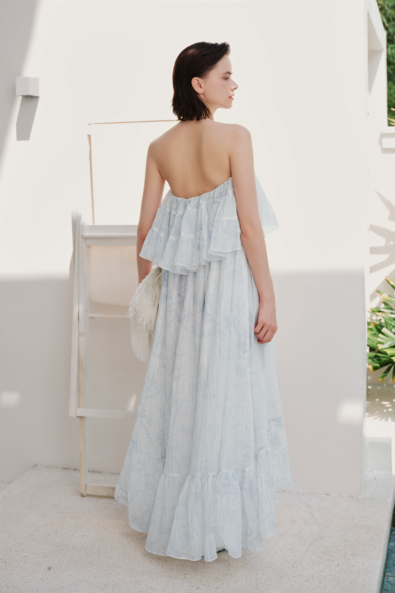 Cherith Maxi Dress in Azure