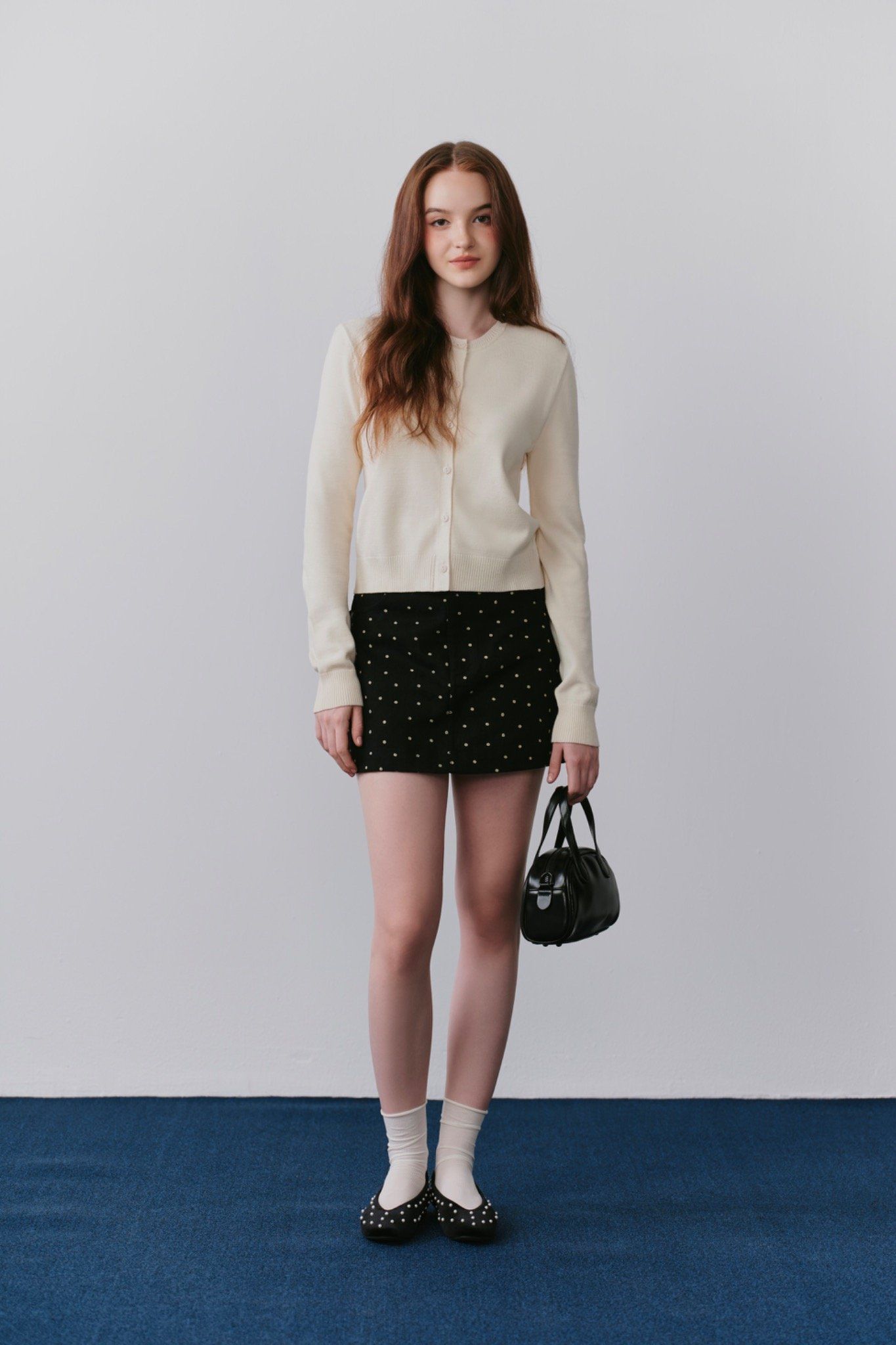 Áo Yona Long Sleeve Top in Cream