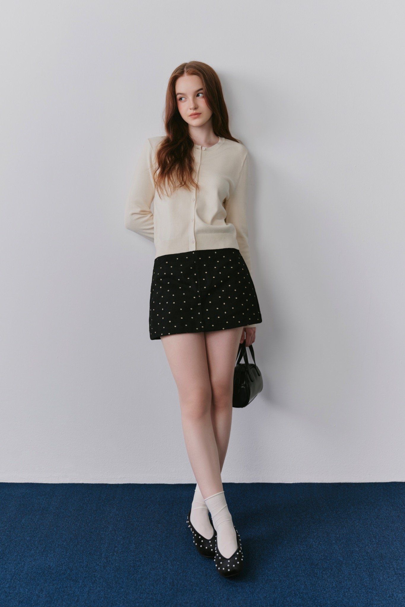 Áo Yona Long Sleeve Top in Cream