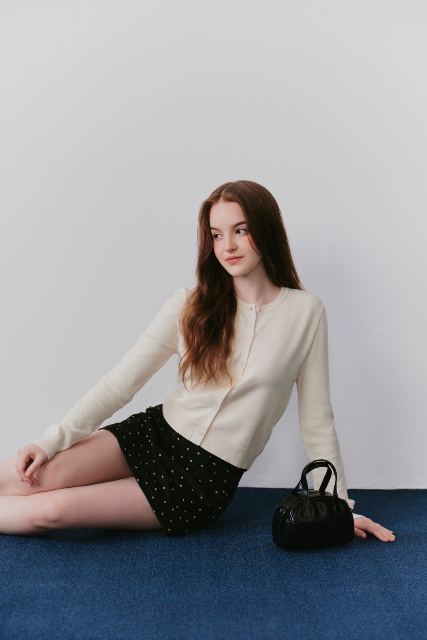 Áo Yona Long Sleeve Top in Cream