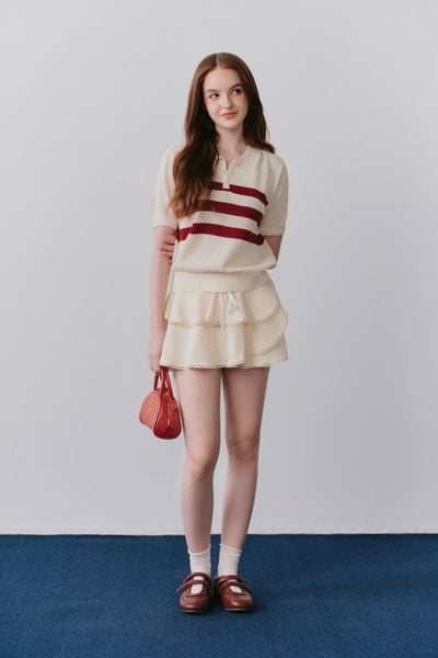  Áo Calais Red Striped Top 