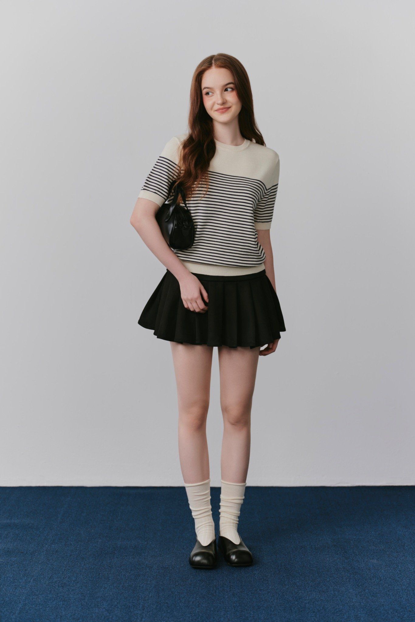 Áo Kirrily Navy Striped Top