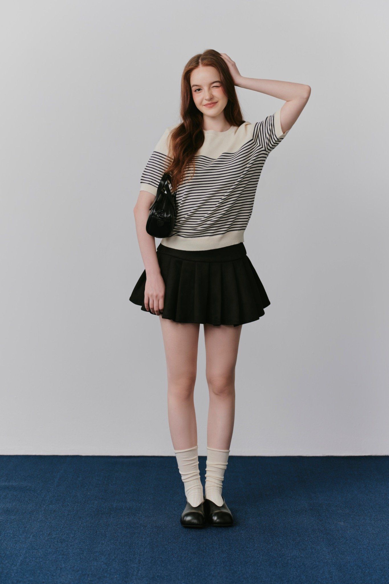 Áo Kirrily Navy Striped Top