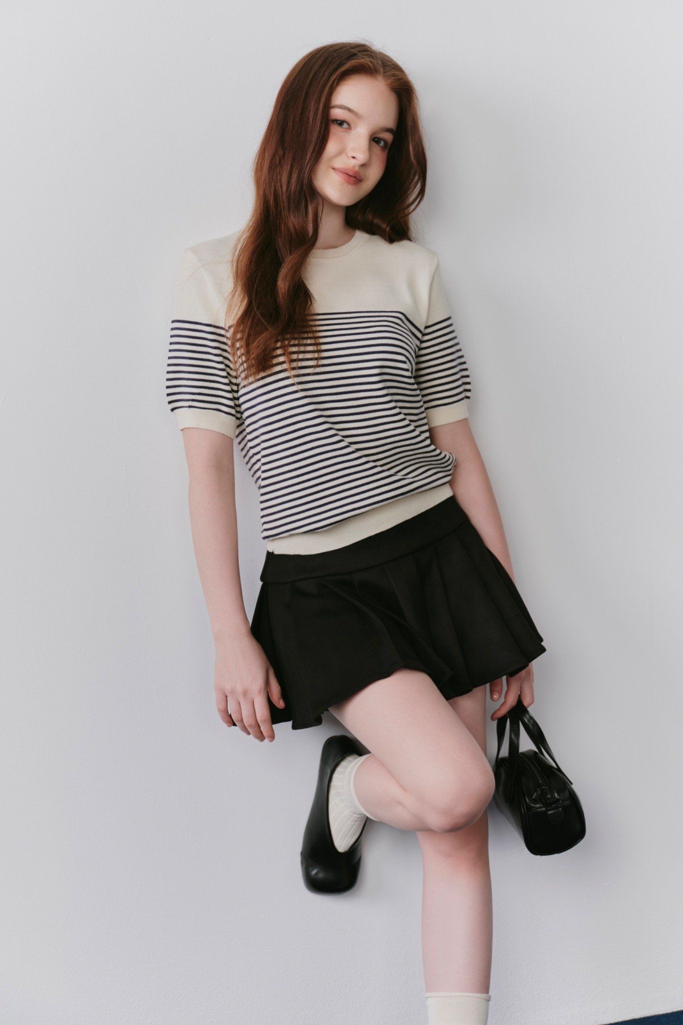 Áo Kirrily Navy Striped Top
