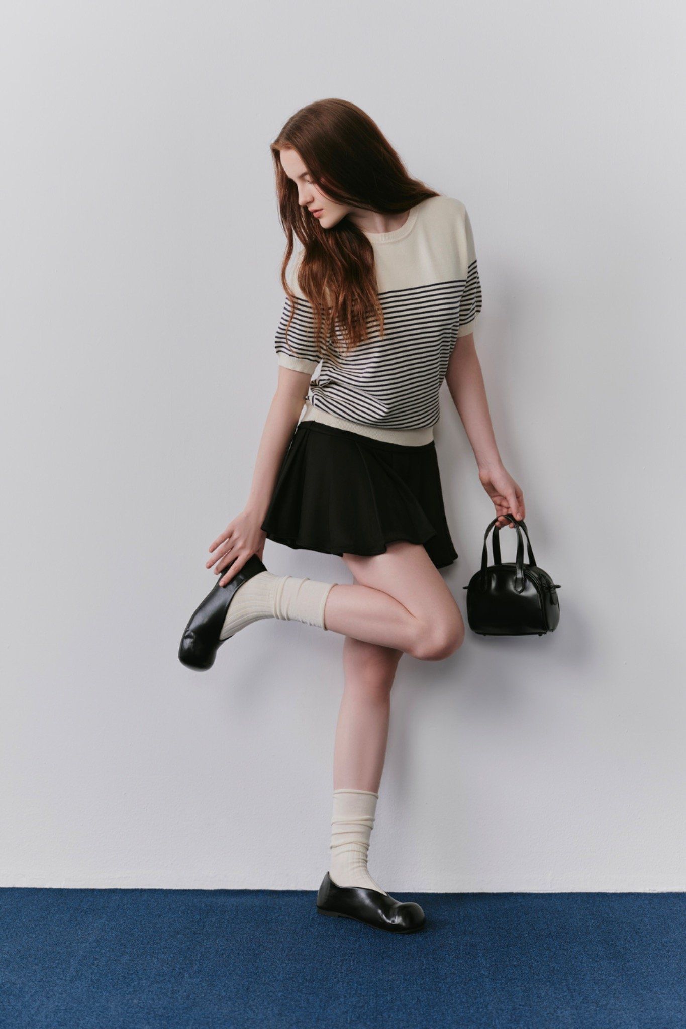 Áo Kirrily Navy Striped Top