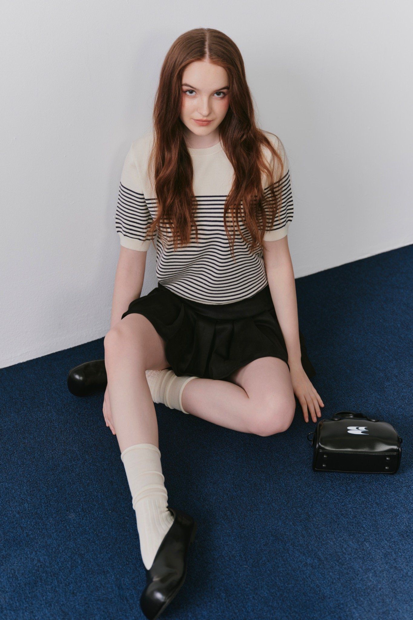 Áo Kirrily Navy Striped Top