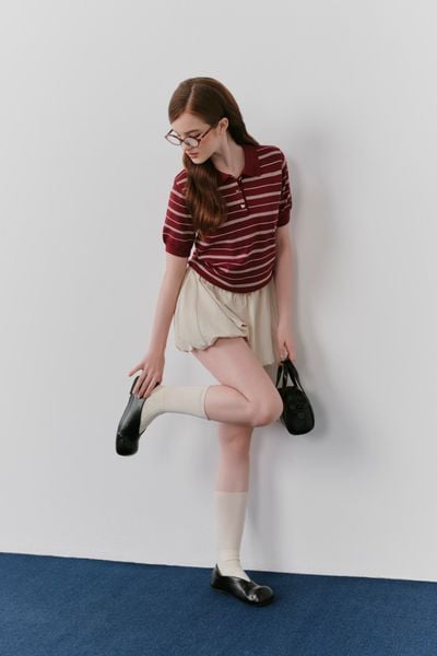  Áo Harin Knit Top in Red 