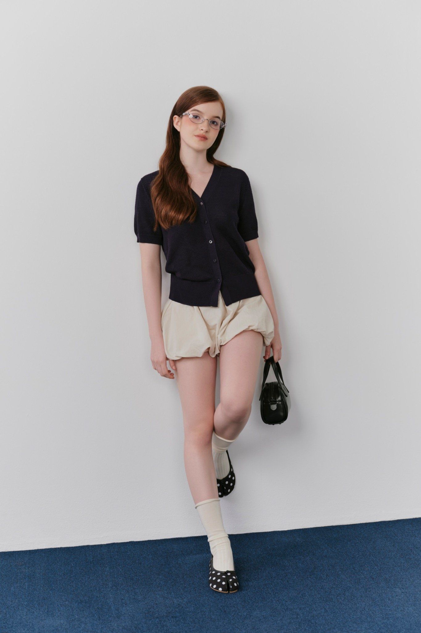 Áo Knixie Top In Navy