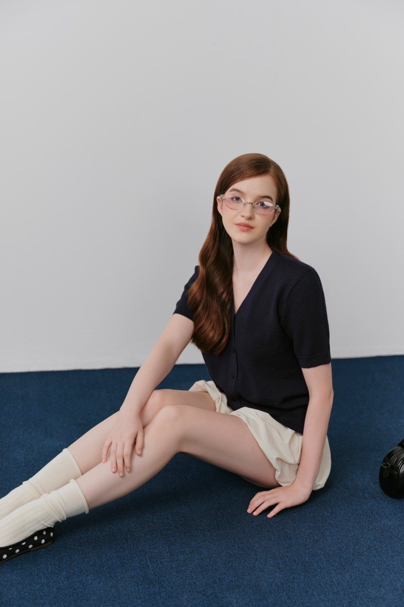 Áo Knixie Top In Navy