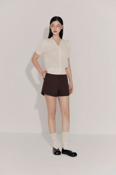  Áo Knixie Top In Cream 