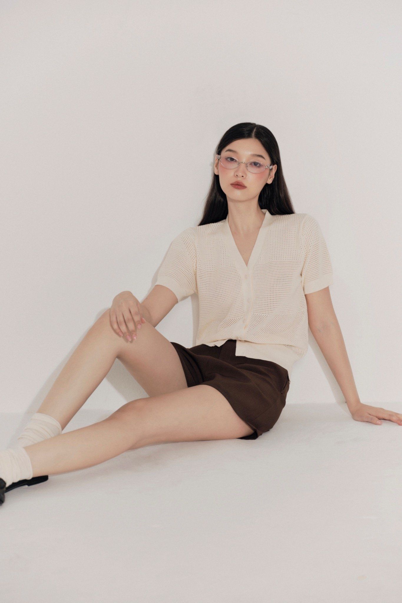 Áo Knixie Top In Cream