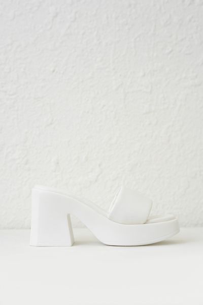  Christa White Heels 