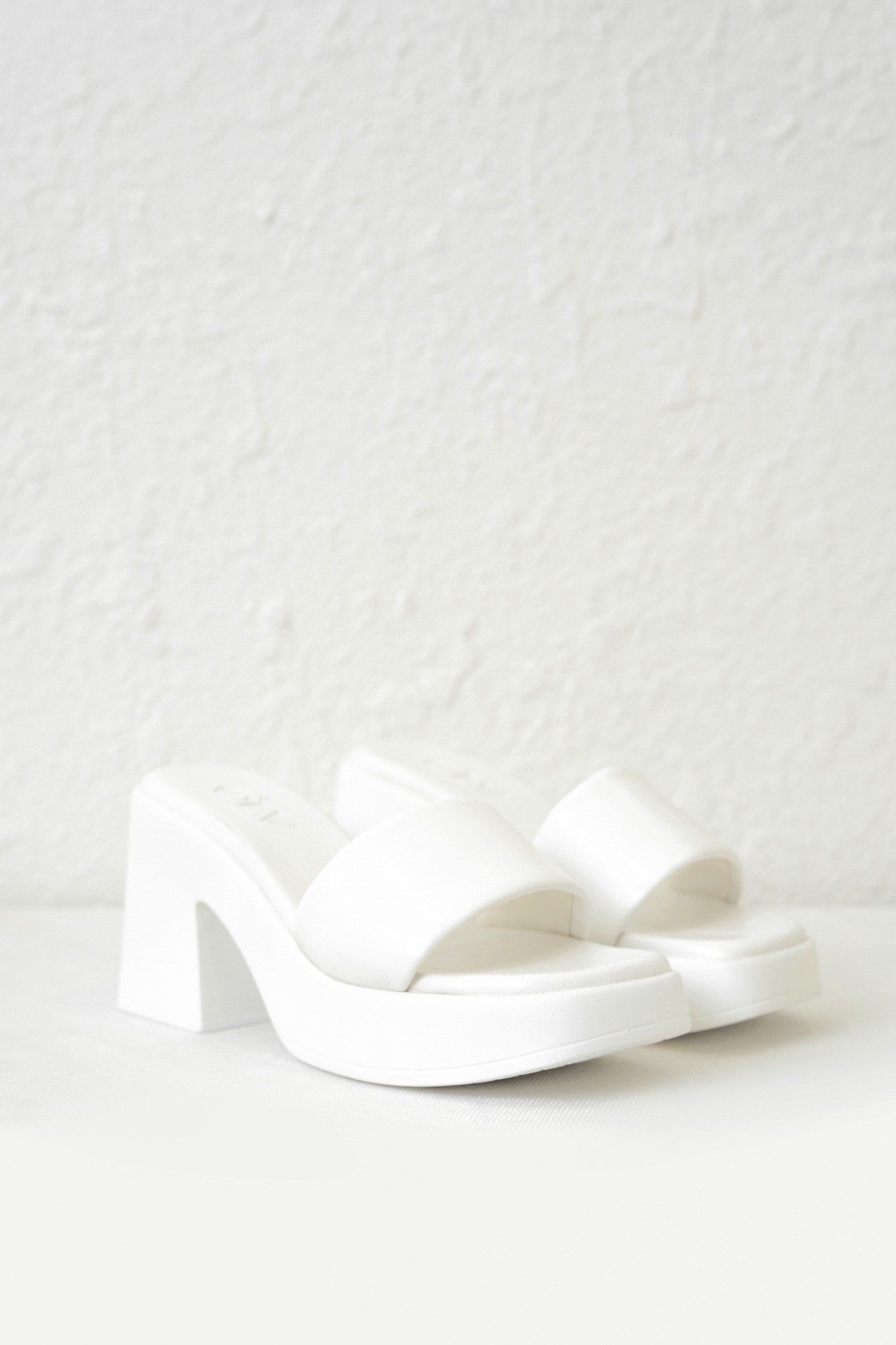 Christa White Heels