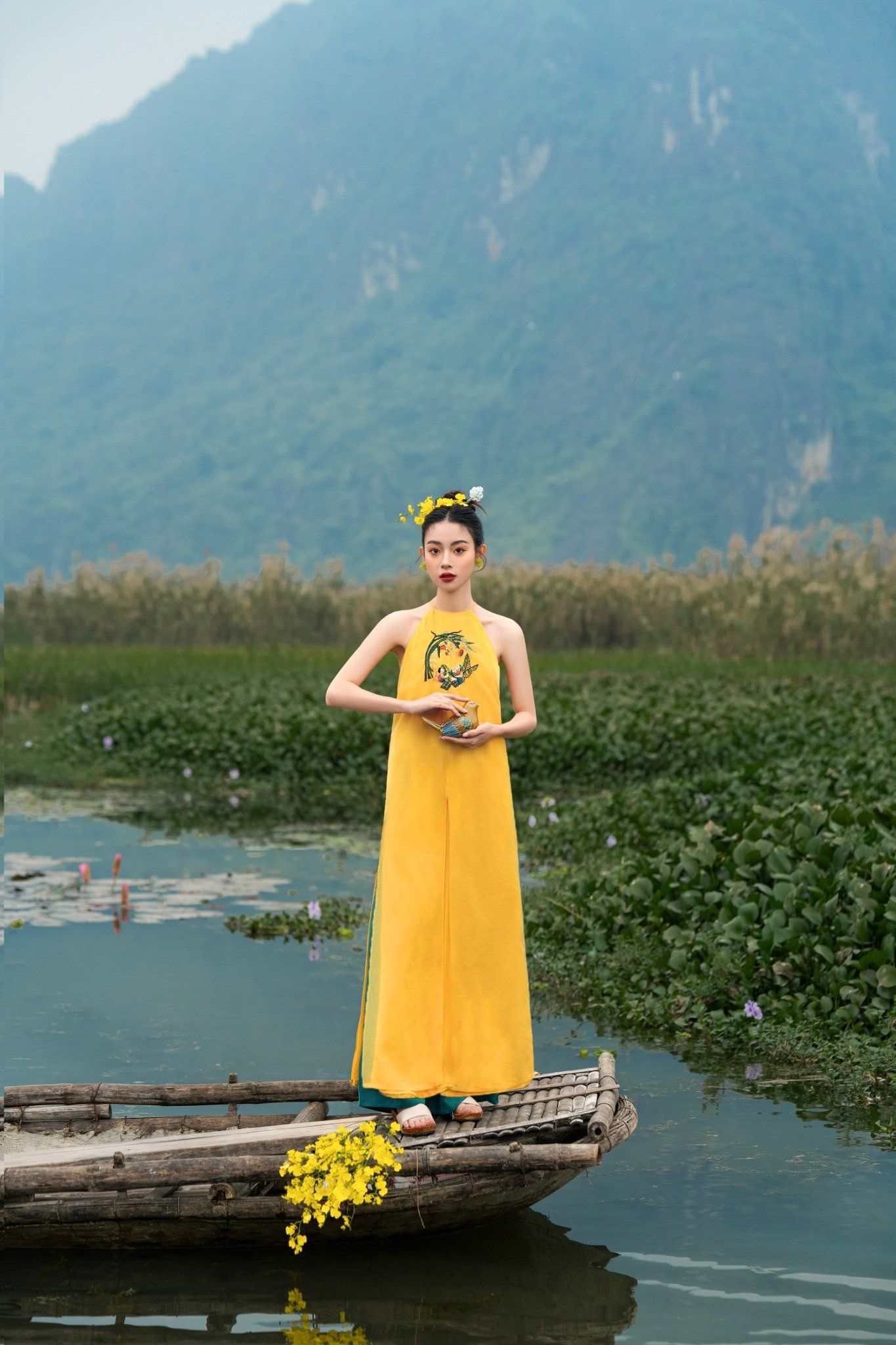 Áo Dài Diên Hy (Không kèm quần)