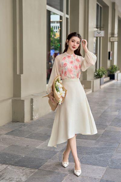  Chân váy Jennifer Cream Skirt 