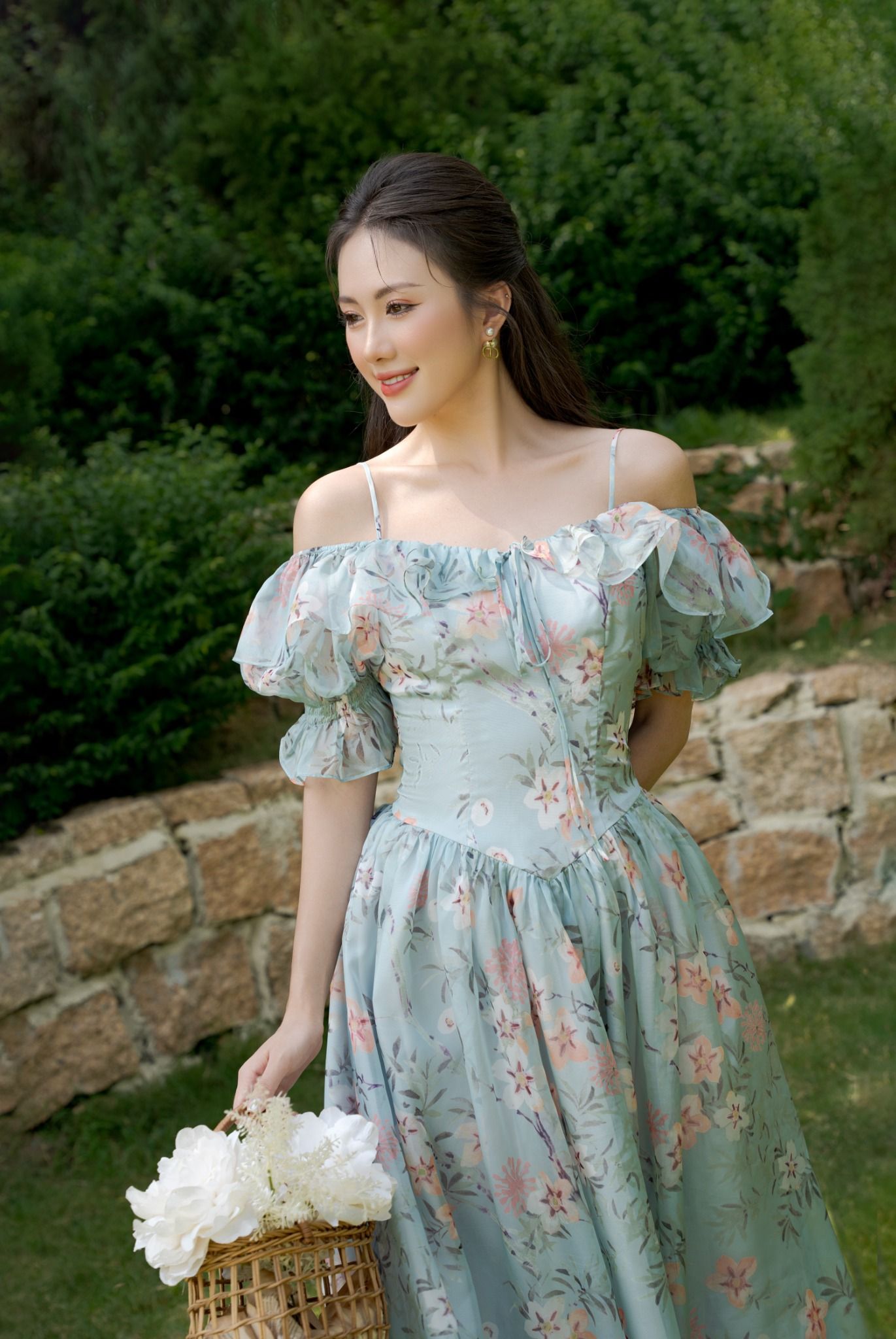 Cinderella Puff Sleeve Dress