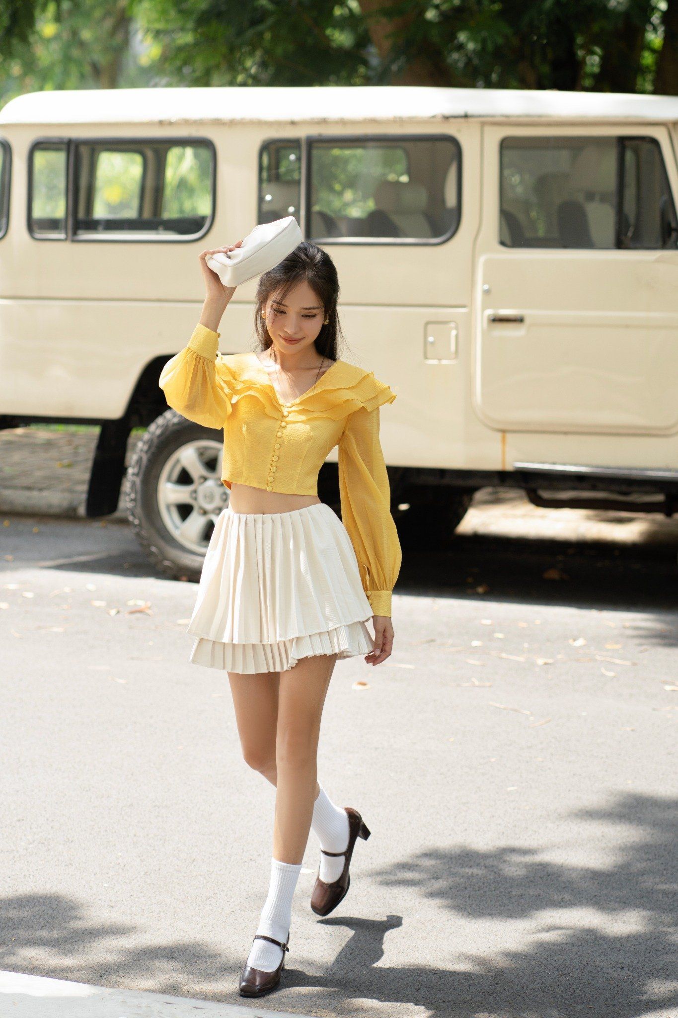 Áo Jazlyn Top in Yellow