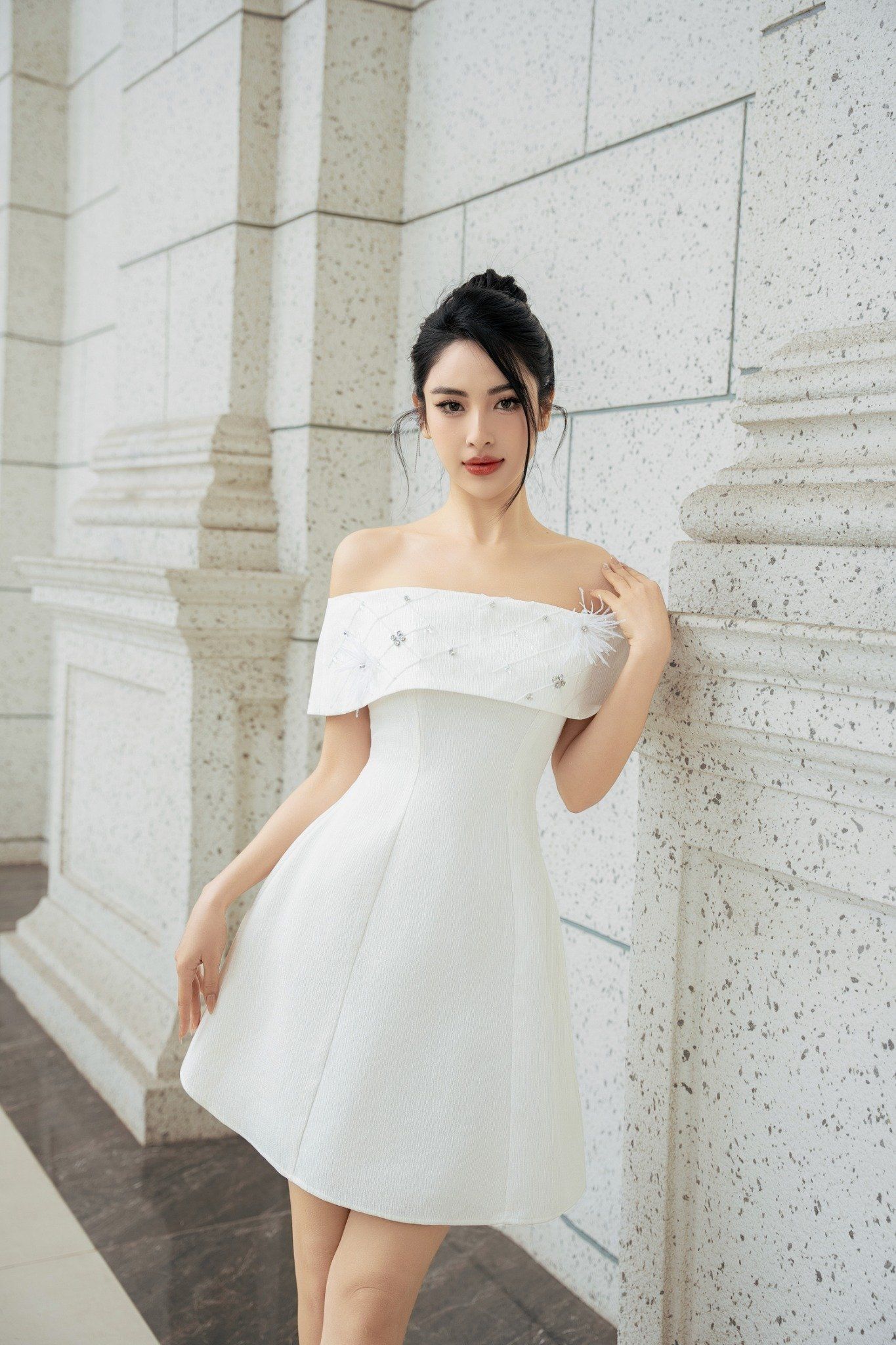 Harmoni Off Shoulder Dress