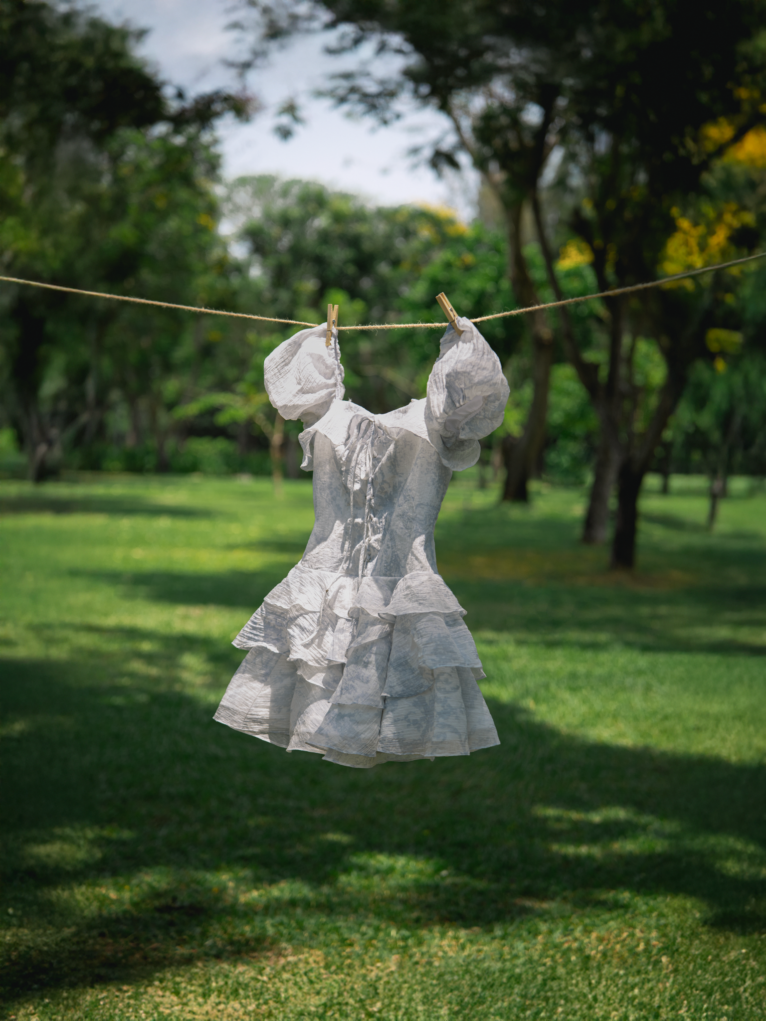 Bristol Fleur Dress in Blue