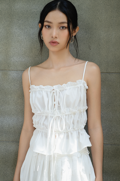  Áo Harriet Top in White 