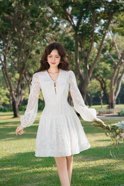  Ebrel Fleur Dress in White 