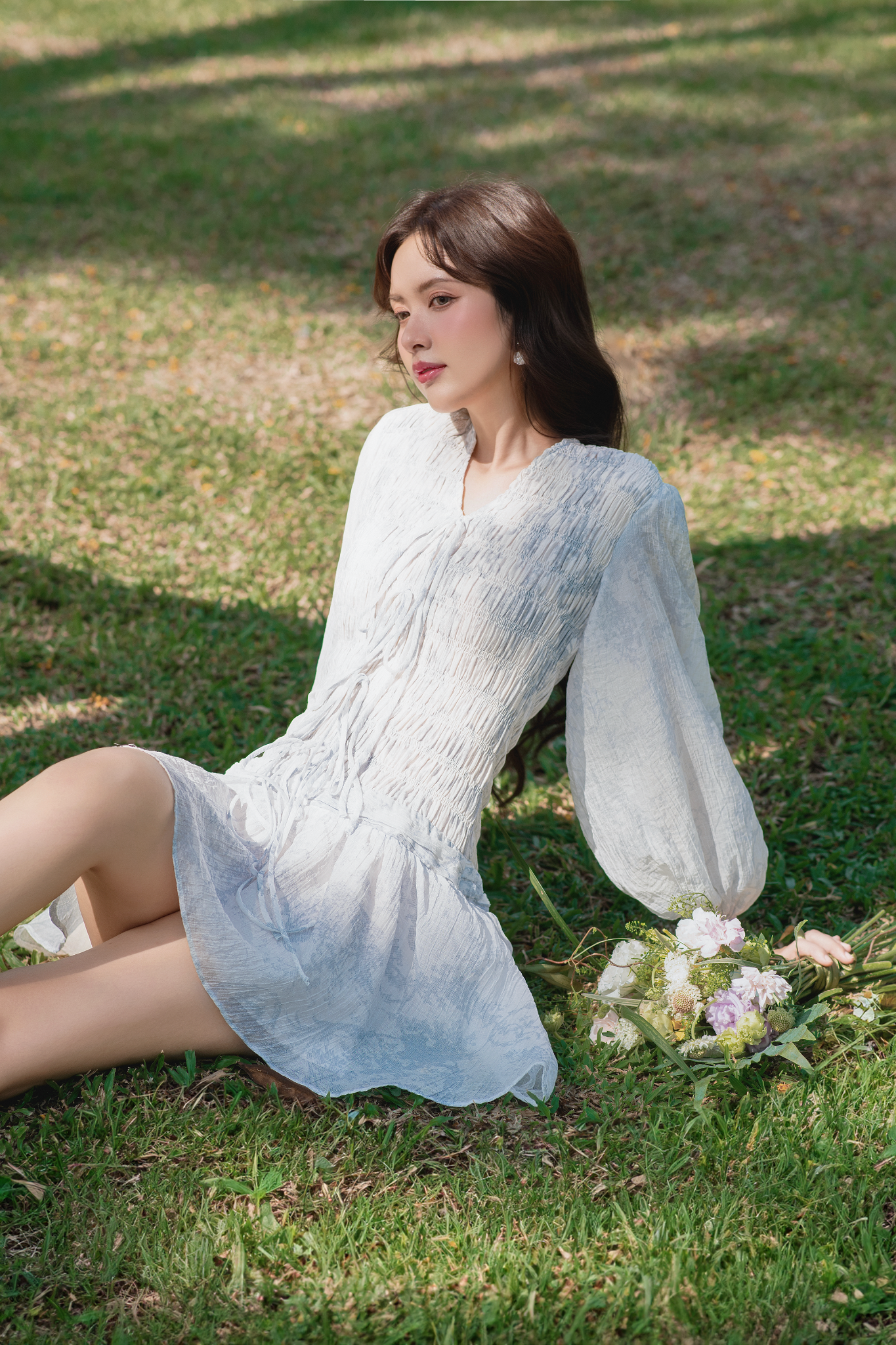 Abigail Dress in Blue