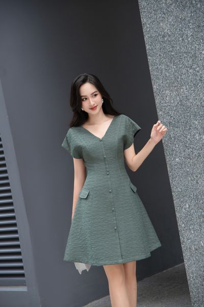  Esme Button Dress 