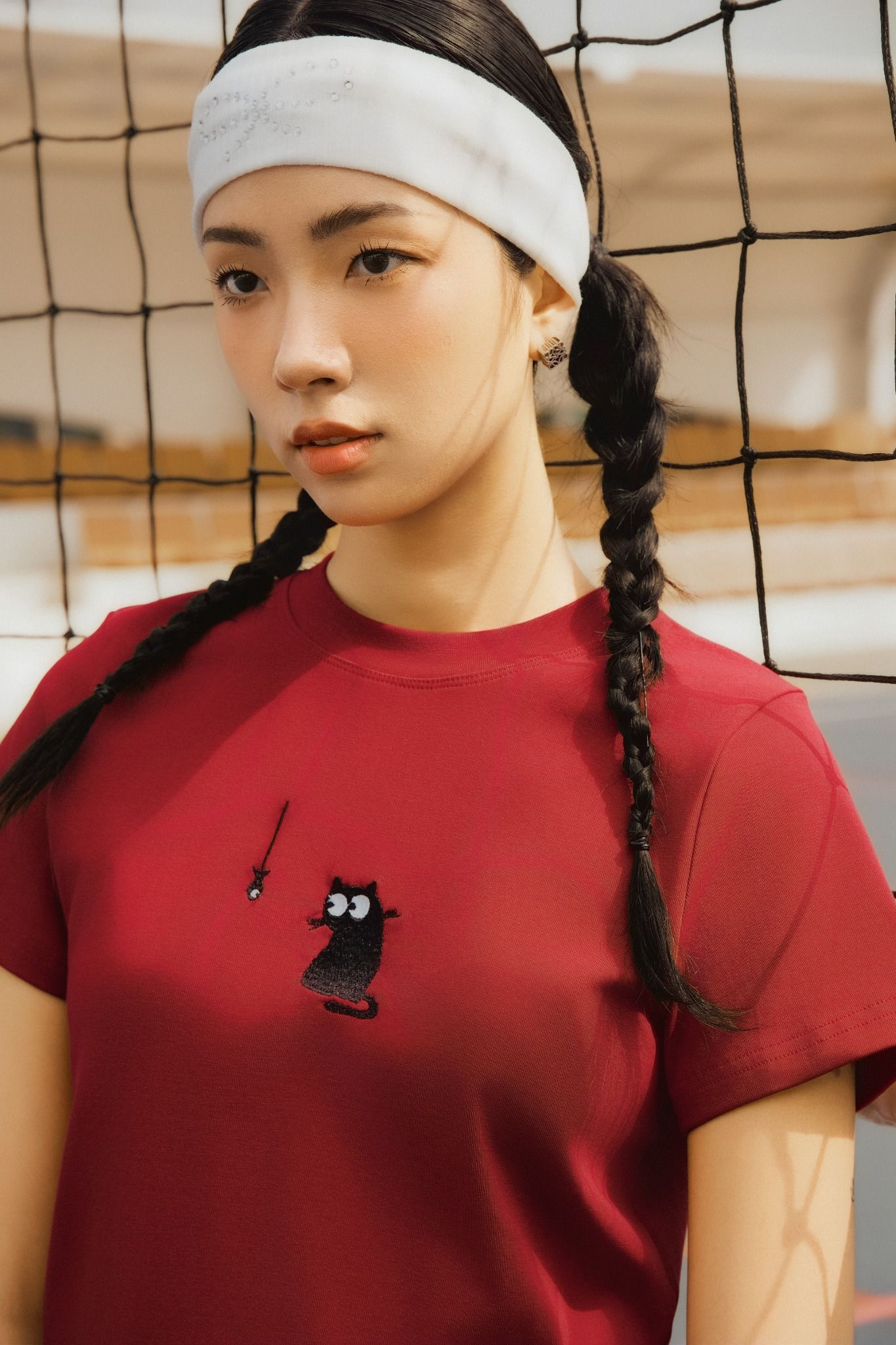 Áo Mercy T Shirt in Red