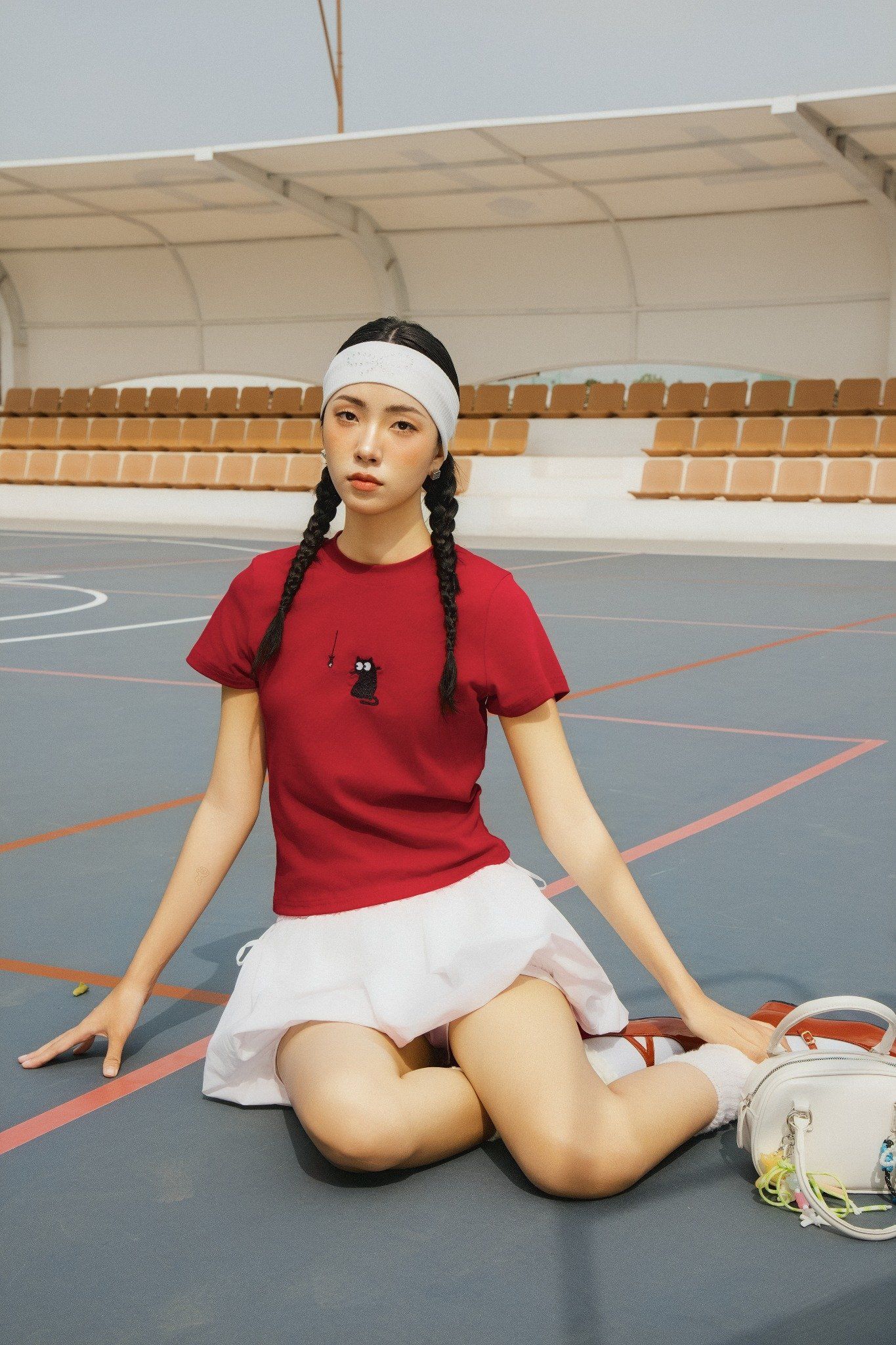 Áo Mercy T Shirt in Red