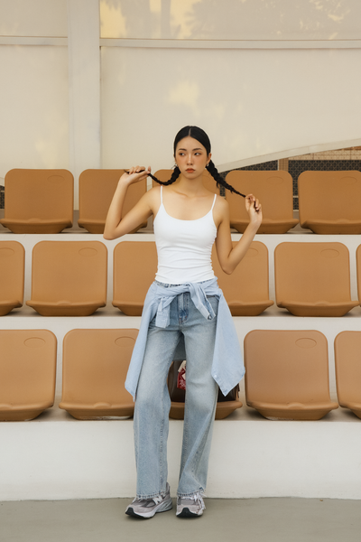  Áo Kaori Top in White 