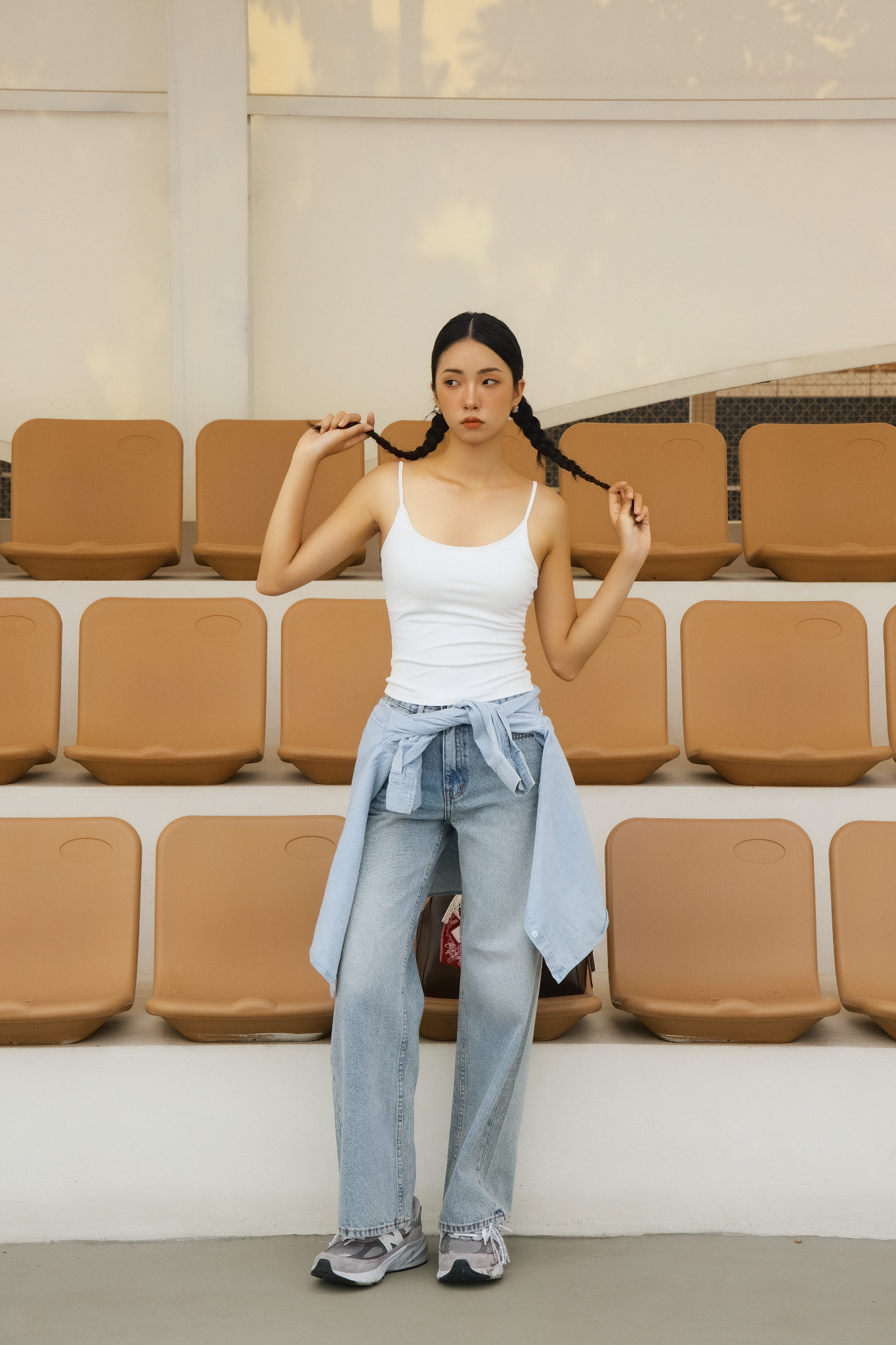 Quần Asa Straight Jeans