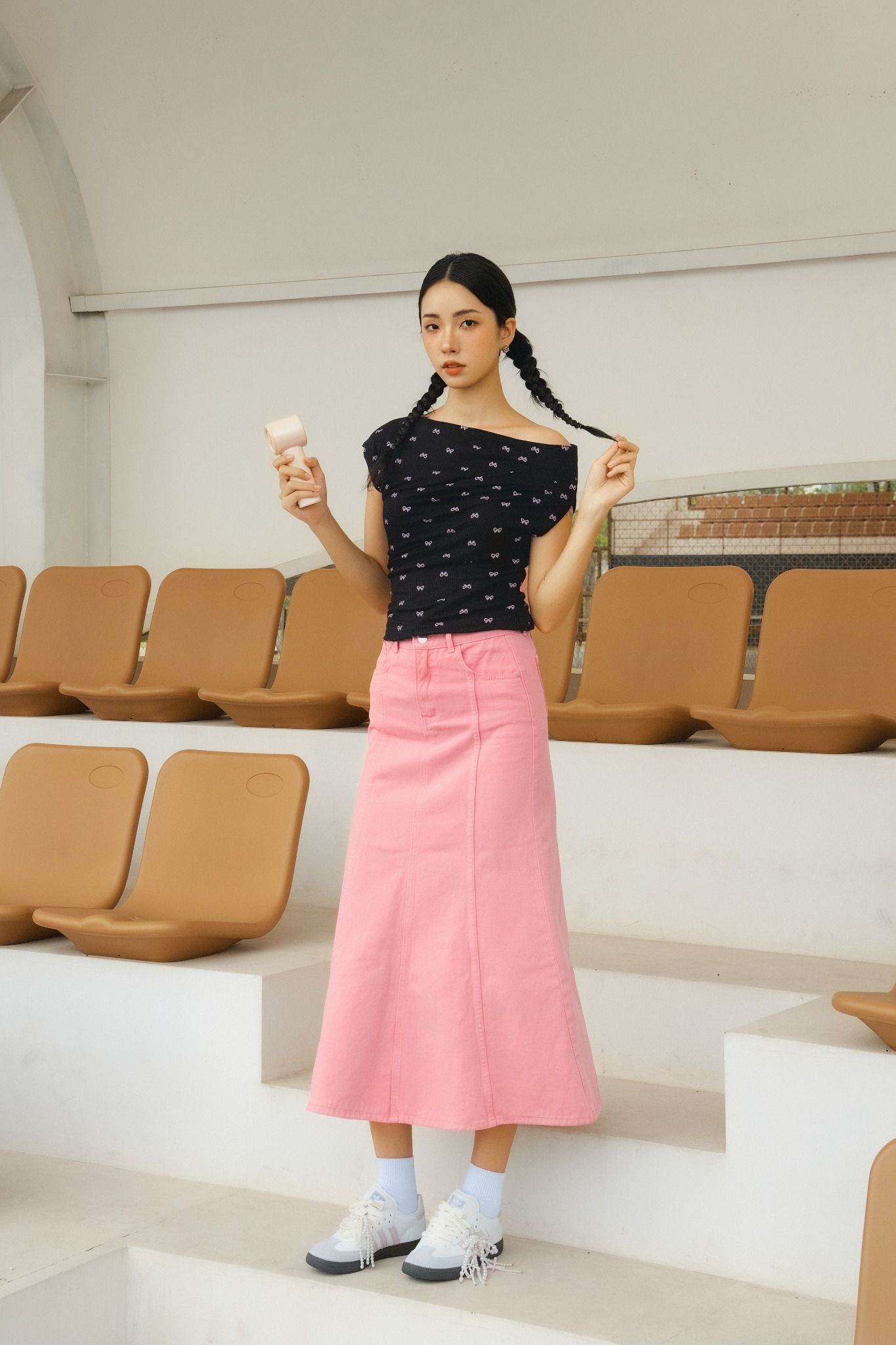 Áo Kaede Bow Top