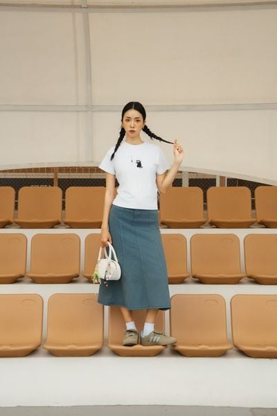  Áo Mercy T Shirt in White 