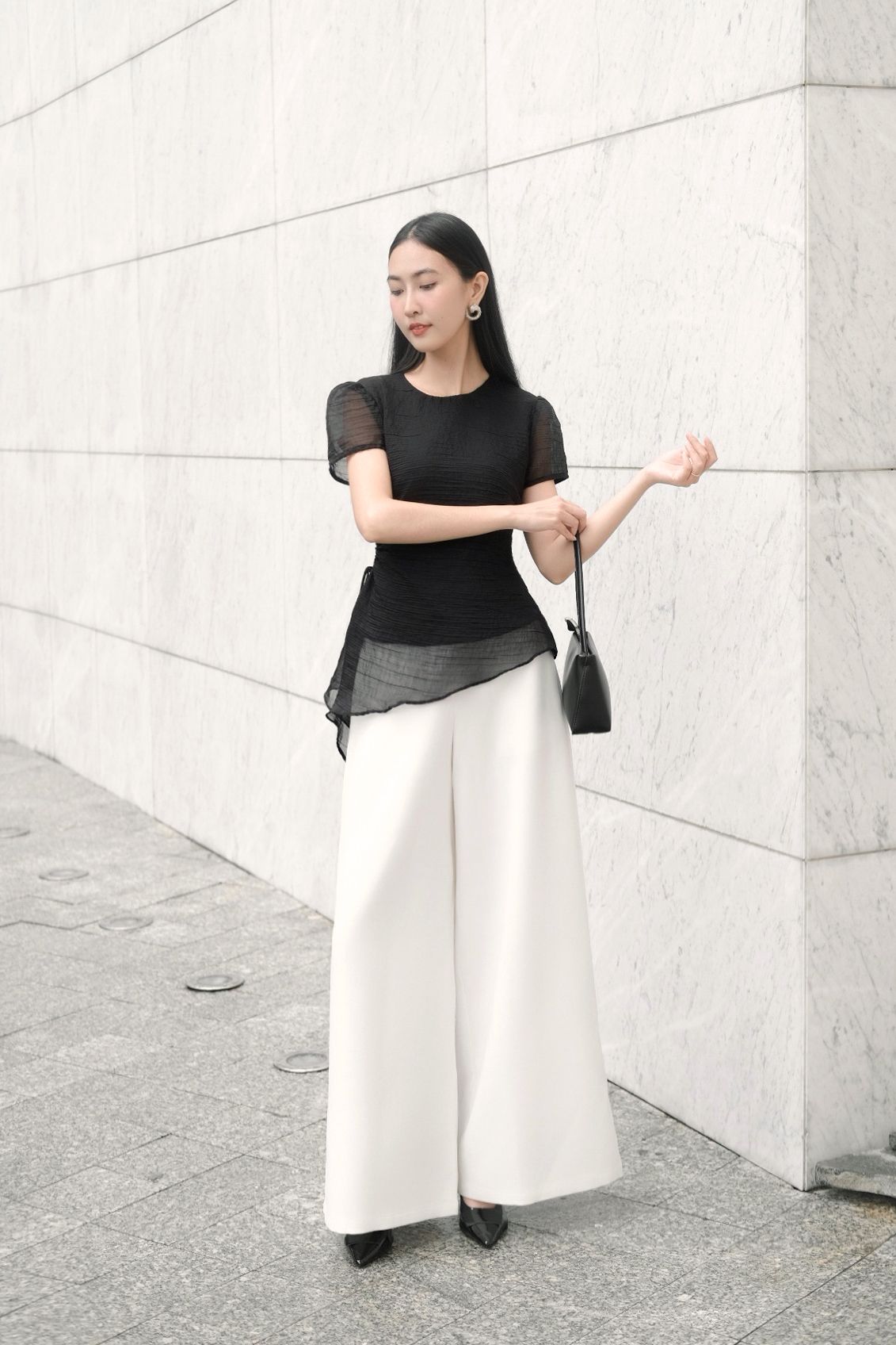 Áo Maelys Top in Black